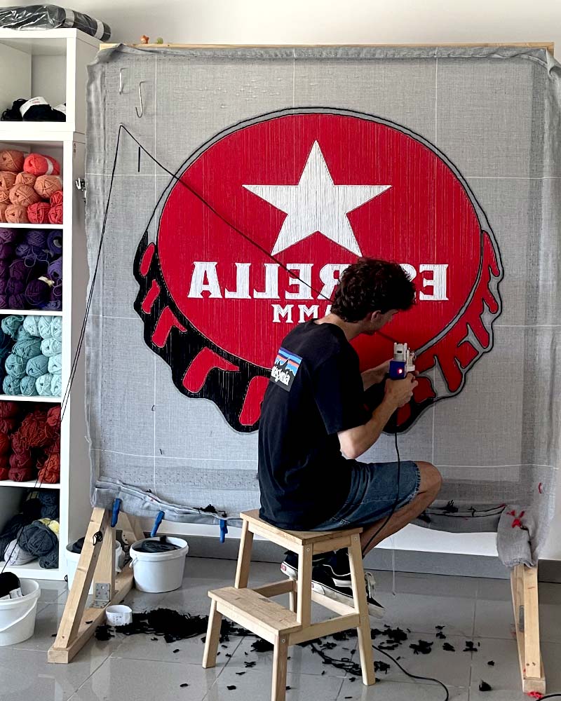 Colaboraciones tufting - Estrella Damm