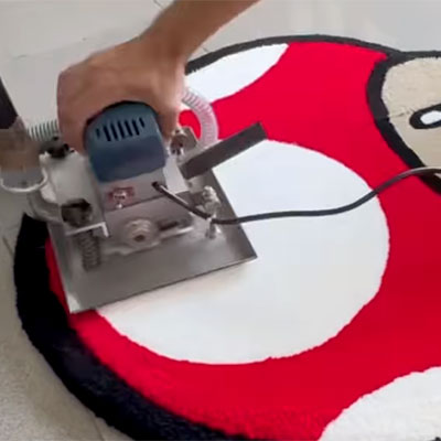 Esquiladora plana tufting